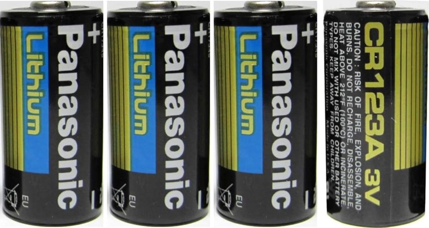 Panasonic CR123A Photo Lithium Battery